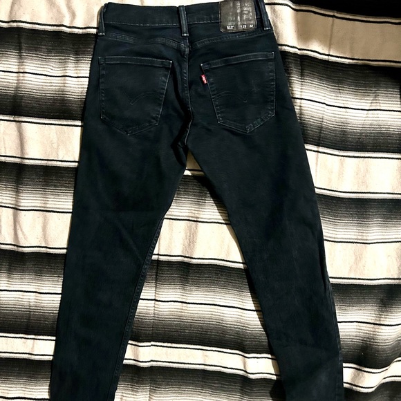 Levi’s 512 Slim-Fit Tapered Hunters Moon Dark Blue denim jeans - 29W x 32L - Picture 3 of 8